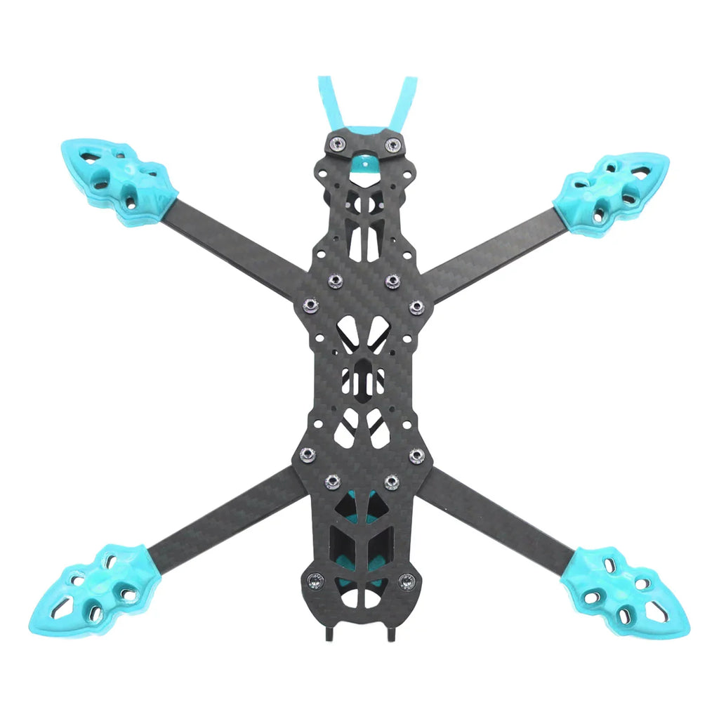 Buumin  Racing Drone Frame Professional 225mm Wheelbase Carbon Fiber Quadcopter Frame for  Drone Accessories Blue