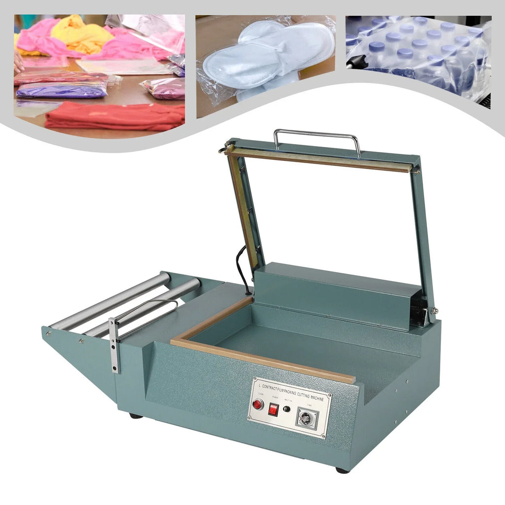 Heat Shrink Wrap Sealing Machine Quick Sealing Machine  Folding Film Sealer Cutter Packing Machine 1000W
