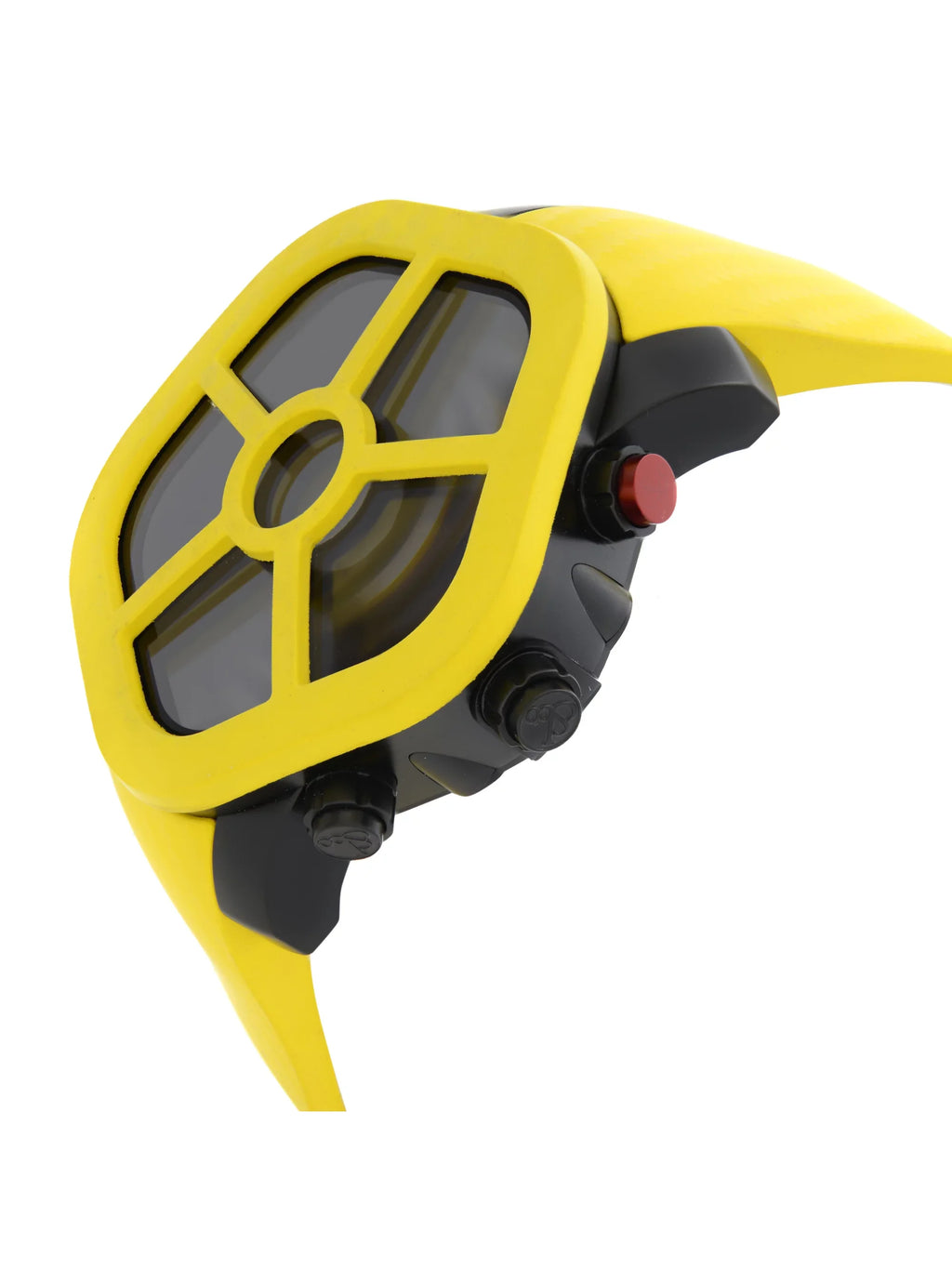 Jacob & Co. Ghost Steel Carbon Bezel Yellow Quartz Watch GH100.11...ANH4D