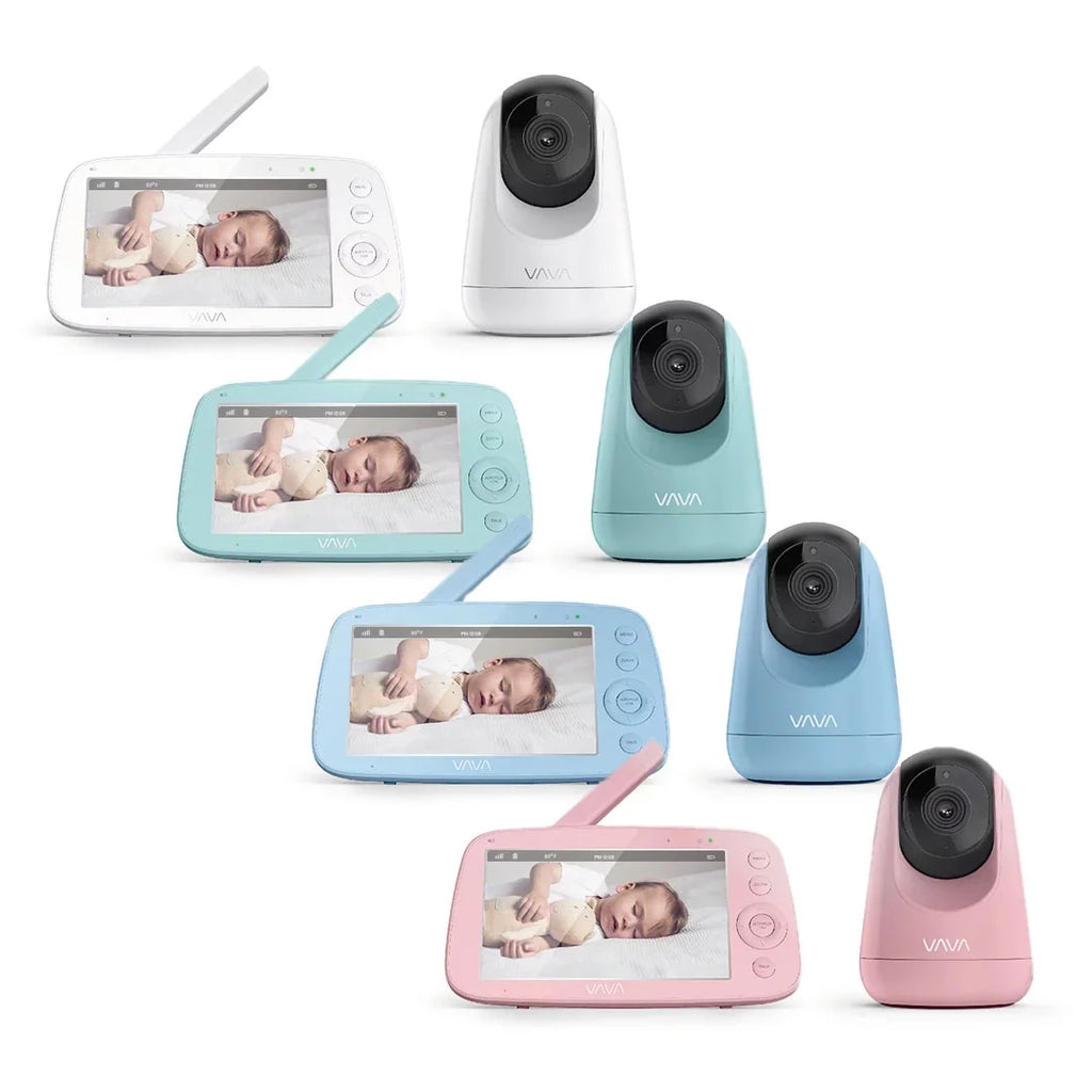 Video Baby Monitor, 5" 720P Handheld Screen and 2-Way Audio, Infrared Night Vision, Pink
