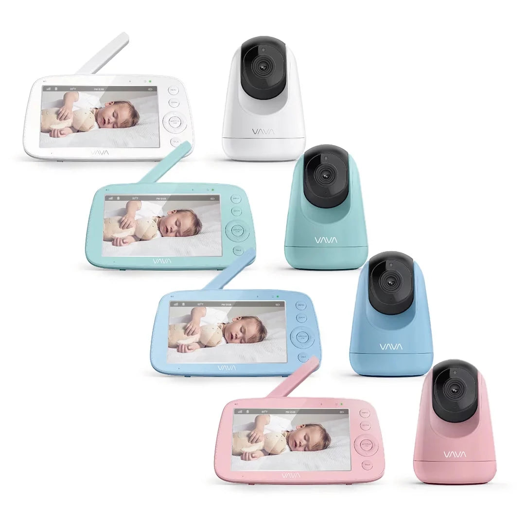 Video Baby Monitor, 5" 720P Handheld Screen and 2-Way Audio, Infrared Night Vision, Pink