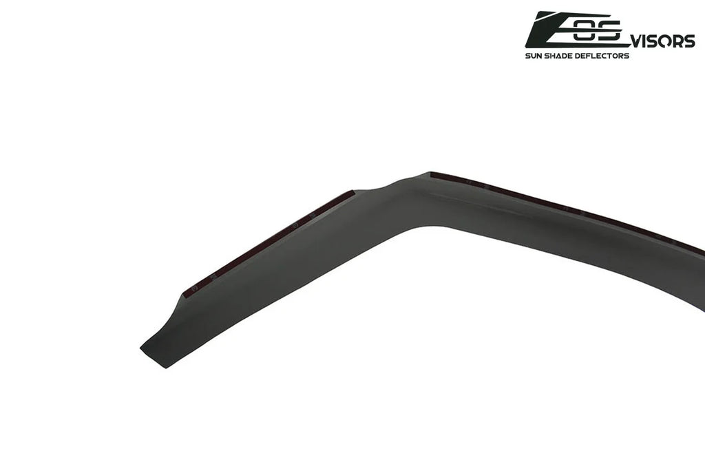 Extreme Online Store for 2009-2014 Ford F-150 Crew Cab |  Visors in-Channel Style Smoke Tinted Side Vents Window Deflectors Rain Guards