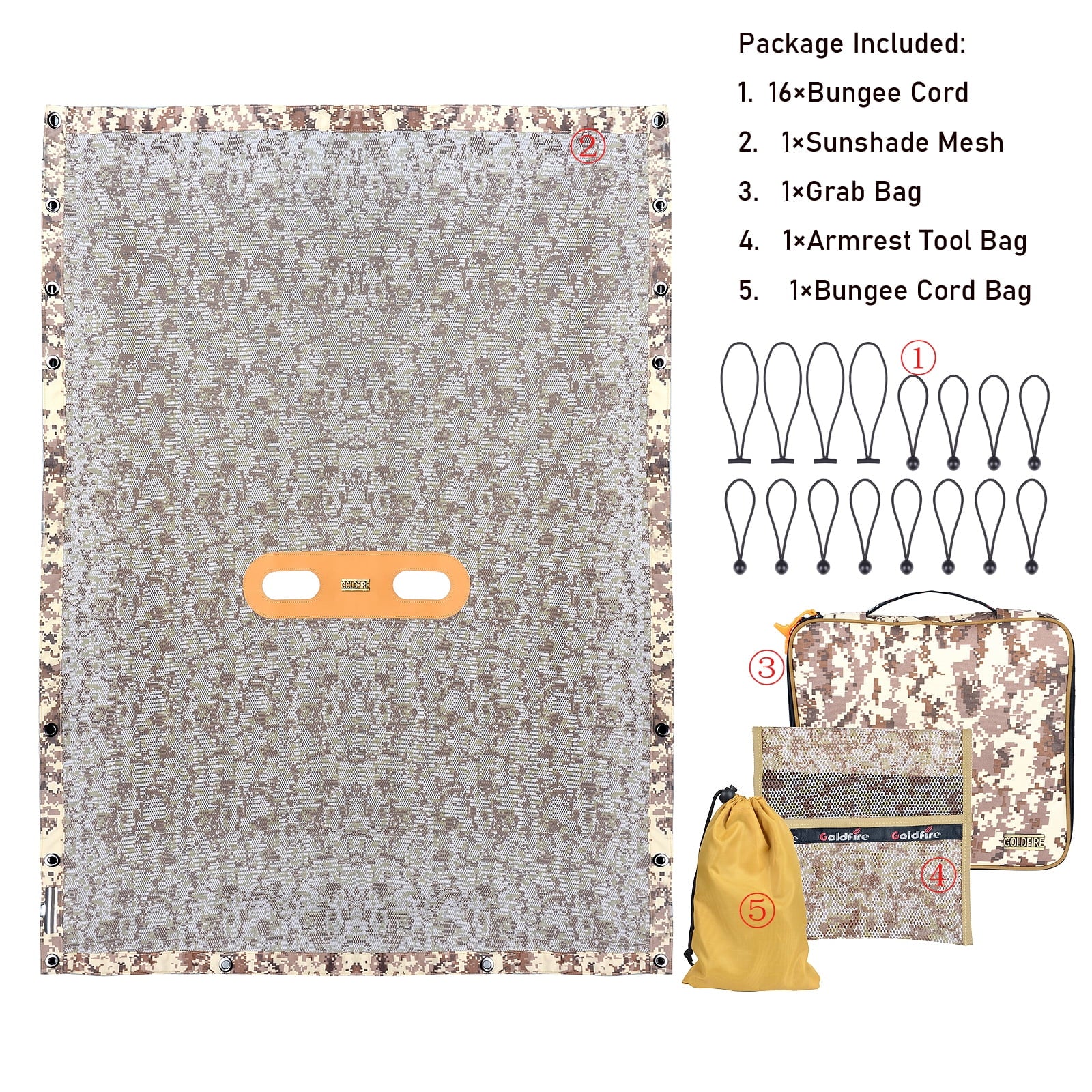 Wrangler Rear Seat Cover Cargo Net with Storage Pouch Bags Trunk Cargo Tool Organizers Backseat Soft-Shell Pet Barrier for