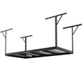 Overhead Adjustable Garage Storage Rack 48x96" Ceiling Rack 600 lbs Black