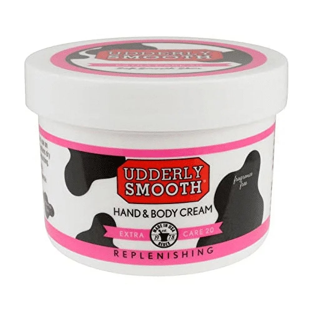 Udderly Smooth Hand & Body Cream Replenishing Extra Care 20% 8 oz, Pack of 6