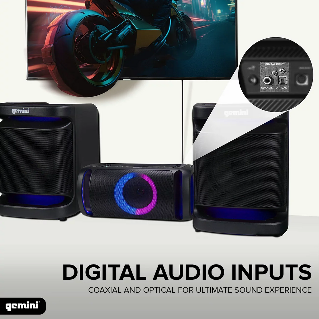 Gemini Sound -4800 Bluetooth  Party Light Stereo & Home Theater Audio System with 4000W Watts