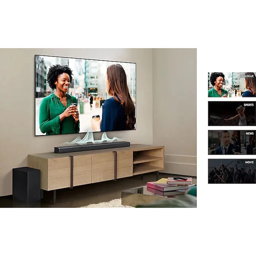 Samsung -Q900A/ 7.1.2ch Soundbar w/ Dolby Atmos / :X + Wireless Subwoofer 2021 (Open Box)