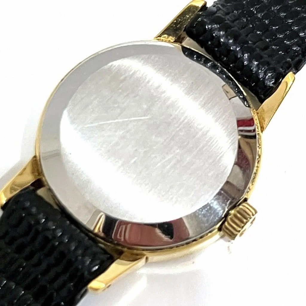 Pre-Owned Omega Deville Manual Winding Gold Dial Watch Ladies (Good)