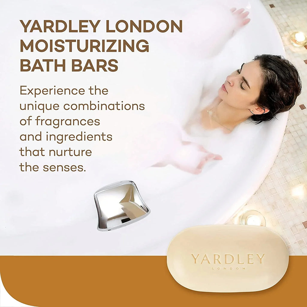 Yardley Oatmeal and Almond Bar Soap, 4 Oz (12 Pack)