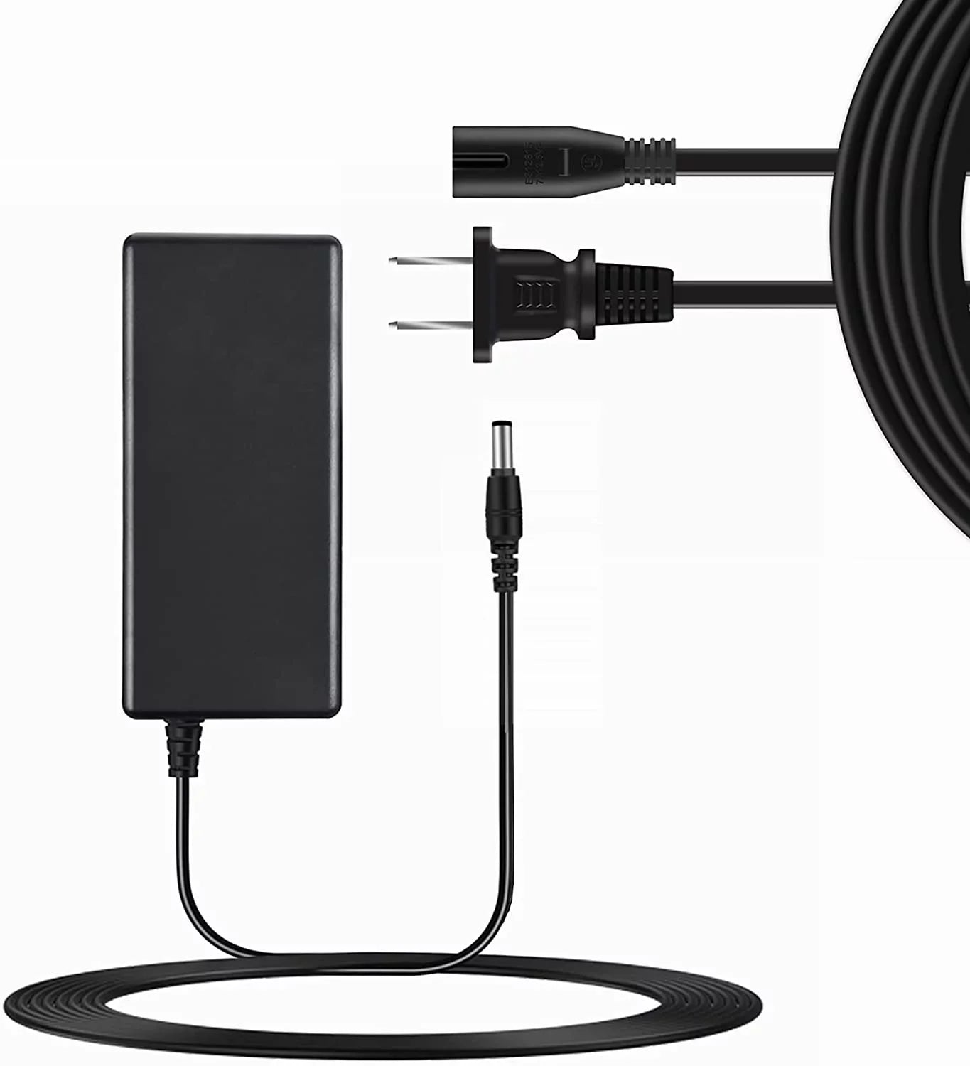 arrel Round Plug Tip  /  Adaper For Linksys Cisco Small Business SRW208P SRW208P-K9- 8-Ports PoE Managed Ethernet Switch Power Supply Cord Cable  Charger