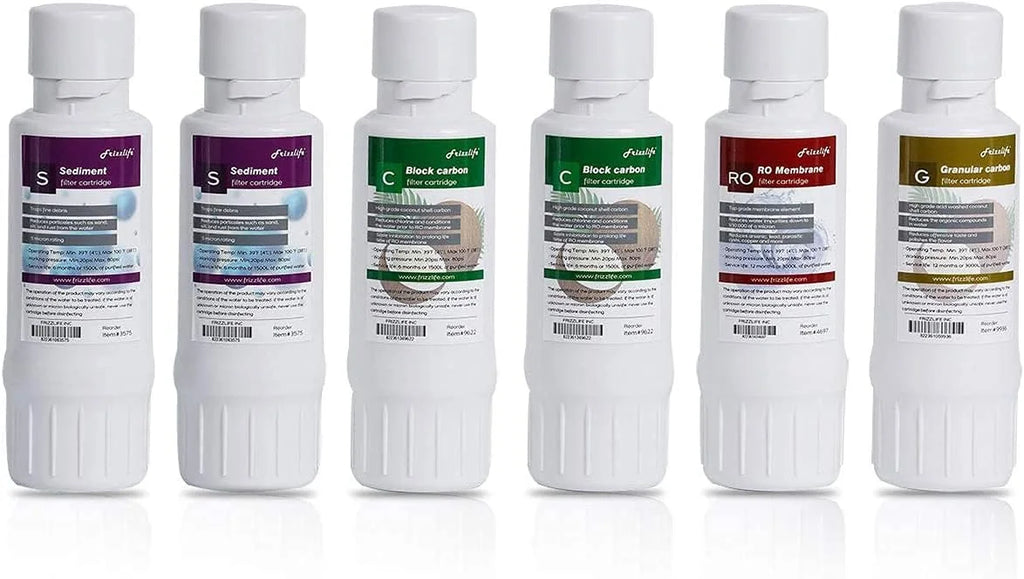 W5006 Water Filter Replacement Cartridge For WA99  Reverse Osmosis System - From Second Year Replacement Cartridge Set (6 Pack)