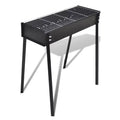 Anself Charcoal  Stand Steel Barbecue Grill Black for Camping Cooking, Grilling, Smoking, Picnic, Hiking, Party, Garden, Patio 29.5 x 18.5 x 30 Inches (L x W x H)