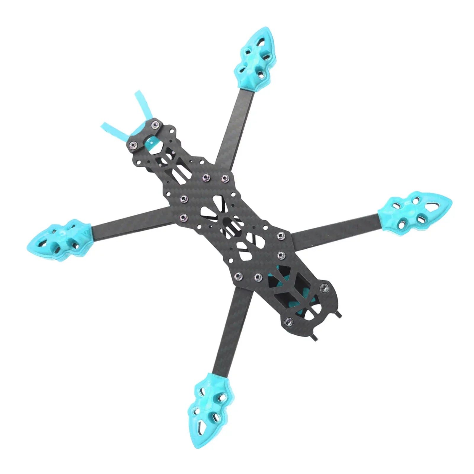 Buumin  Racing Drone Frame Professional 225mm Wheelbase Carbon Fiber Quadcopter Frame for  Drone Accessories Blue
