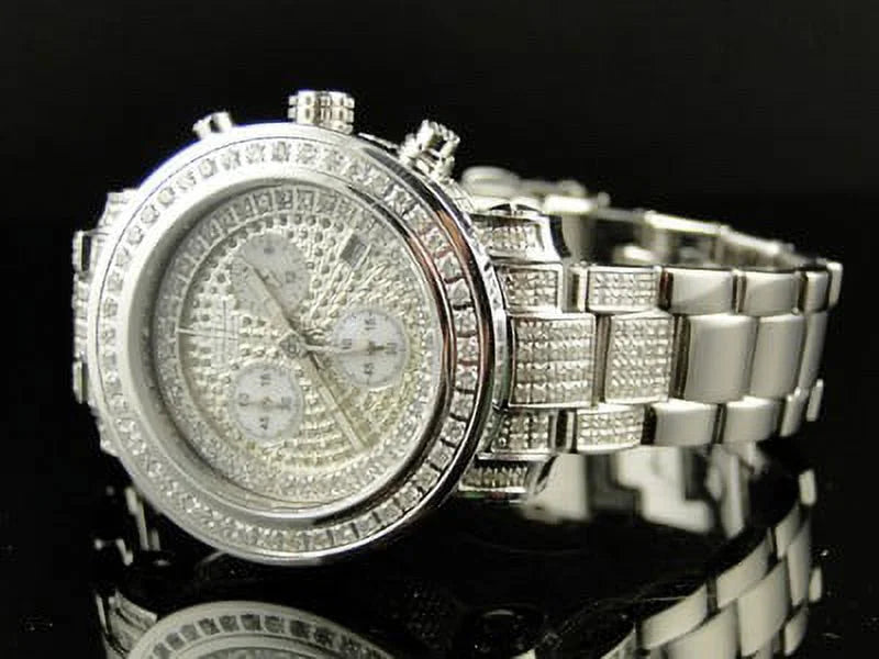 Ladies Icetime Platinum Diamond Watch with 3 Ct Diamond