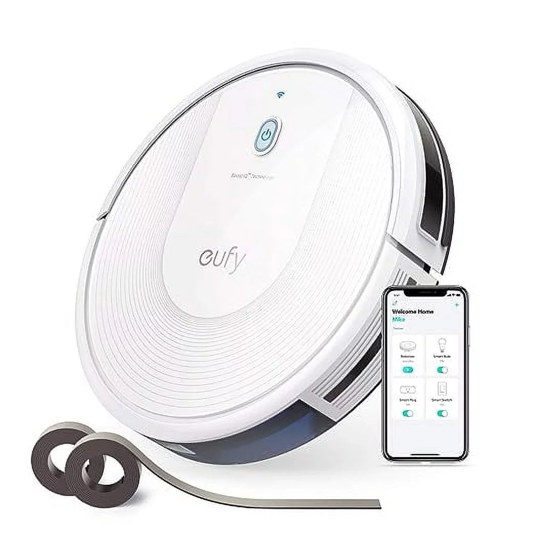 Pre-Owned Eufy by Anker BoostIQ RoboVac 30C Vacuum Cleaner Wi-Fi 1500Pa T2118121 - White (Fair)