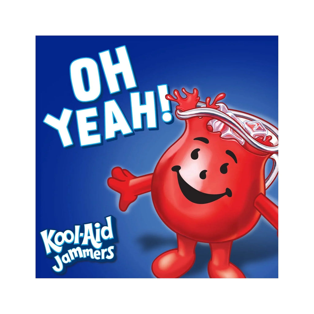 Kool-Aid Jammers Fruit Drink, Blue Raspberry (Pack of 6)