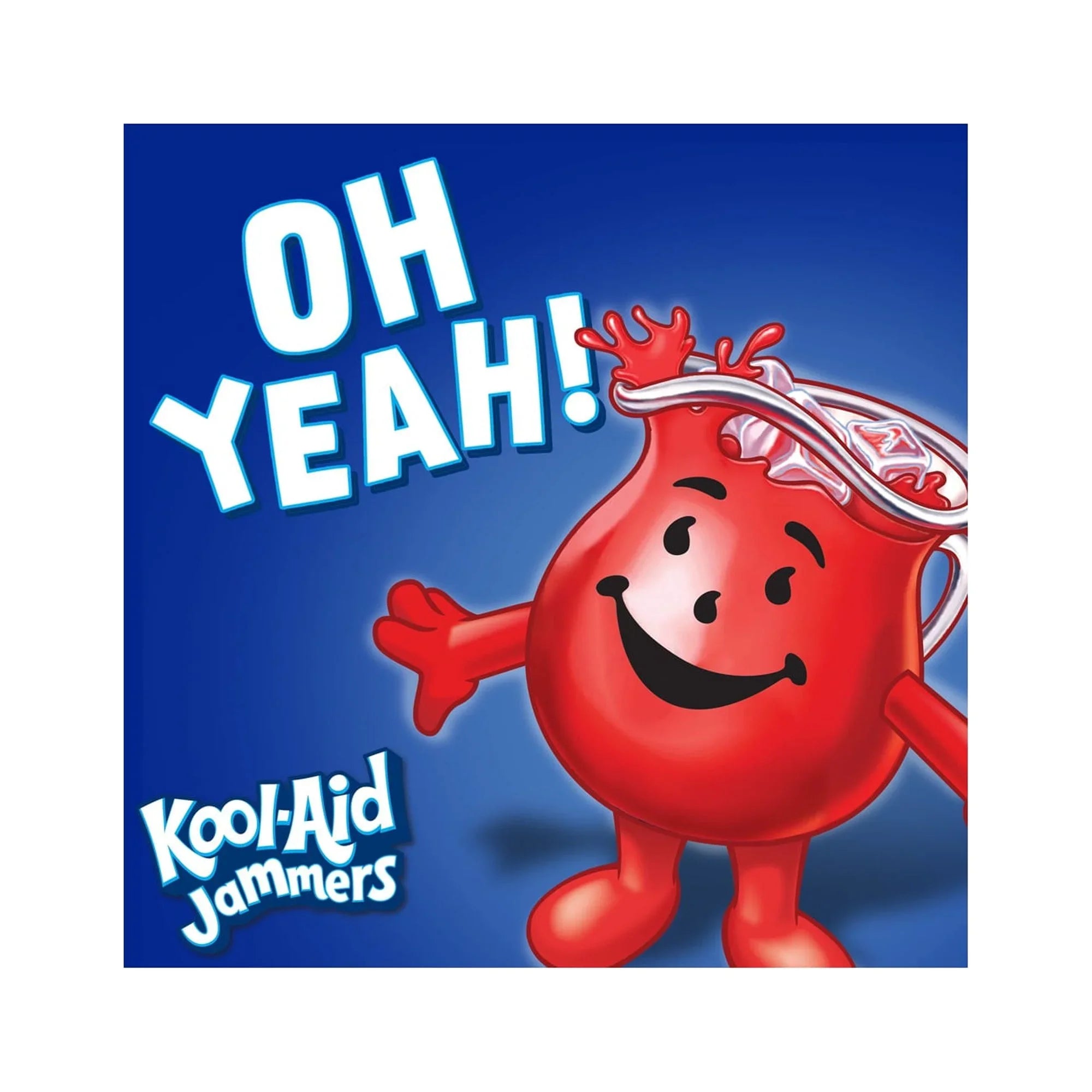 Kool-Aid Jammers Fruit Drink, Blue Raspberry (Pack of 6)