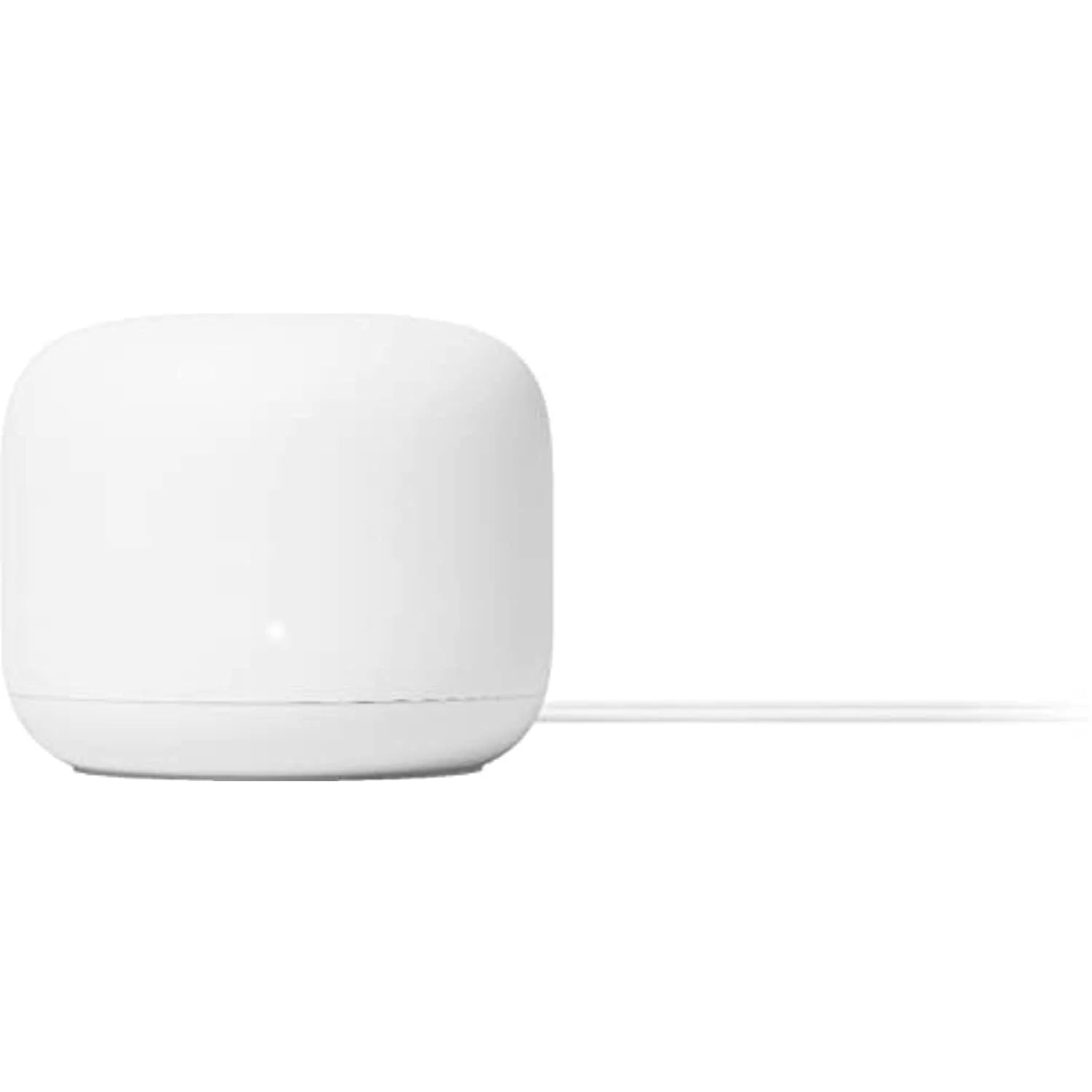 Google Nest WiFi - AC2200 (2nd Generation) Router and Add On Access Point Mesh Wi-Fi System Bundles (Router Only, Snow)