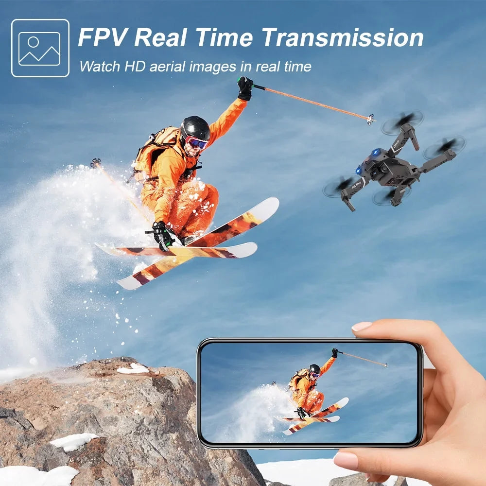Drone with 4K Dual Camera for Adults and Kids, Foldable Mini Drone Beginners Toys with 3 Batteries for boys 8 - 10 years, Toys Gifts for Kids Ages 7 8 9 10 11 12 13 14 Year Old