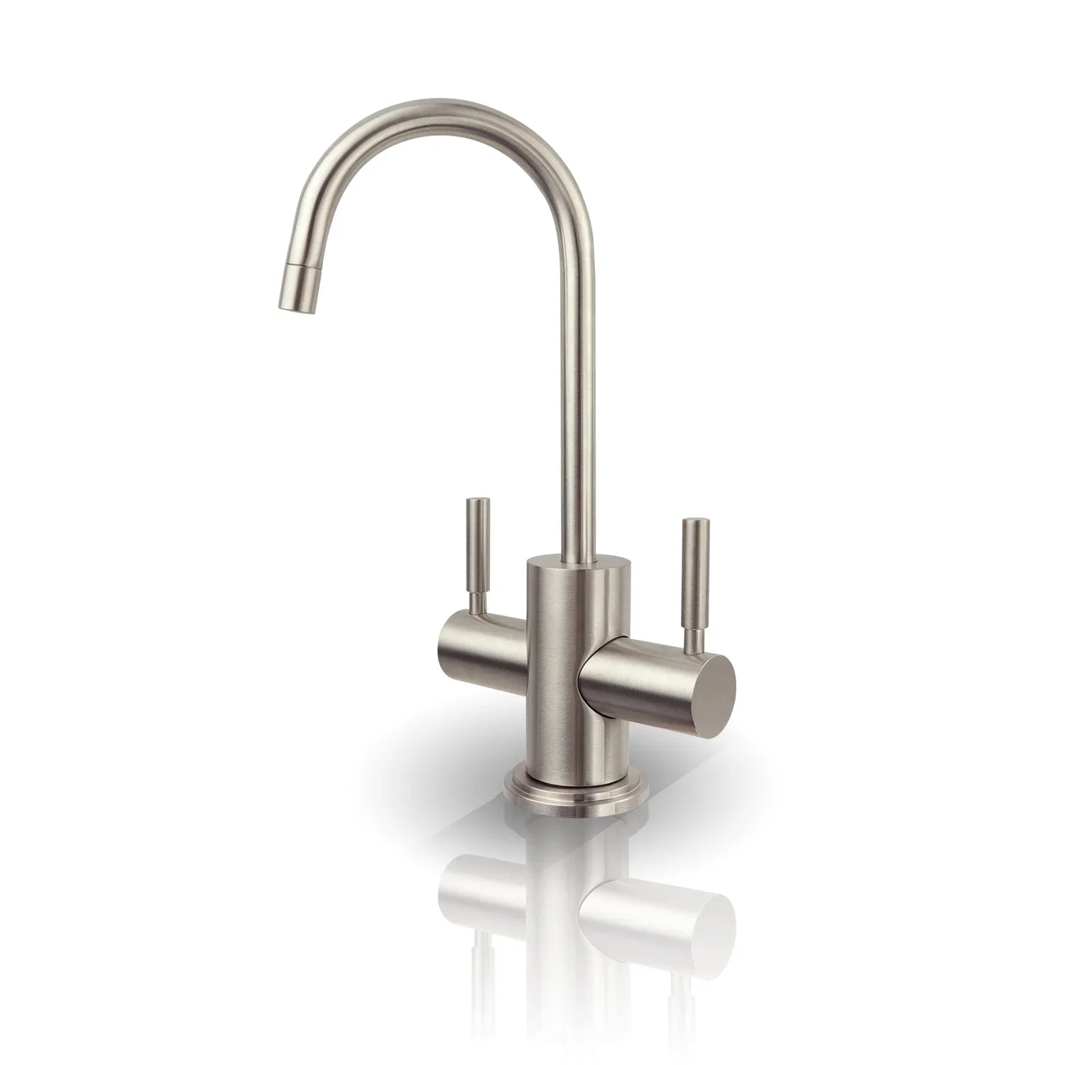 Westbrook 2-Handle Instant Hot and Cold Reverse Osmosis Drinking Water Dispenser Faucet in Brushed Nickel