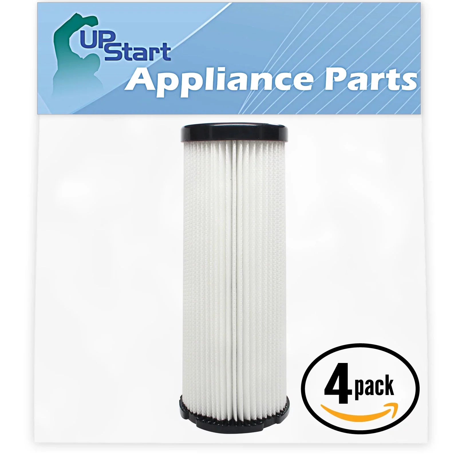 4-Pack Replacement Dirt Devil Featherlite Bagless Upright UD40090 Vacuum  Filter - Compatible Dirt Devil 3JC0280000, F1  Filter