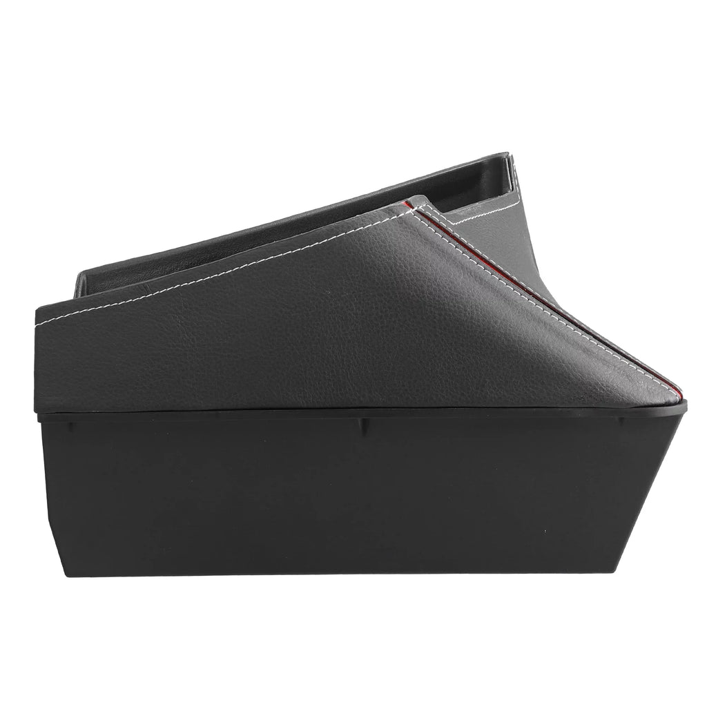 Unique Bargains Car Center Armrest  Storage Box Organizer Container Tray Black for  X1 F48 for  X2 F47 Red Side