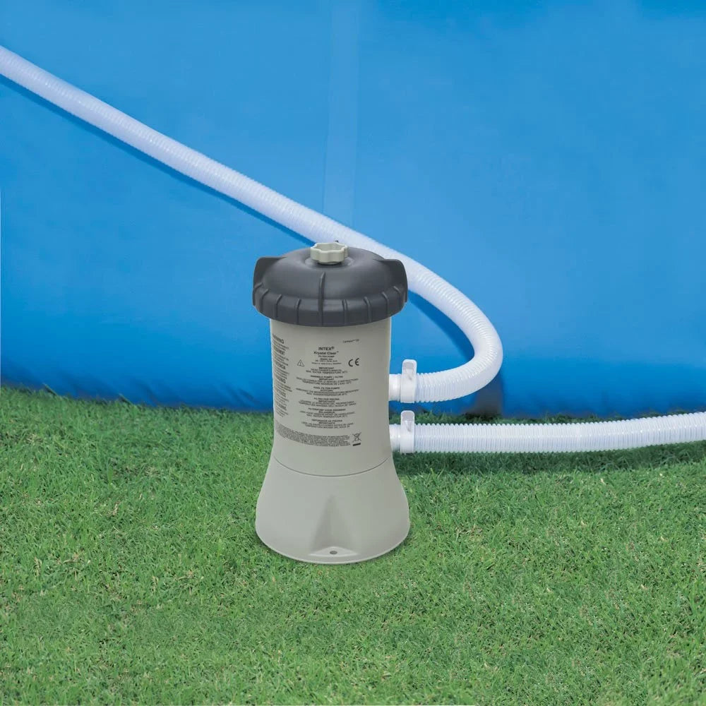 Intex 12 Foot x 30 Inches Pool with Intex 530  Pool Cartridge Filter Pump
