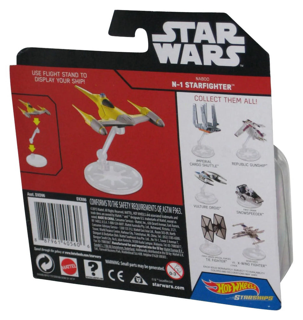 Star Wars Rogue One Hot Wheels (2015) Mattel Starship Naboo N-1 Starfighter Toy