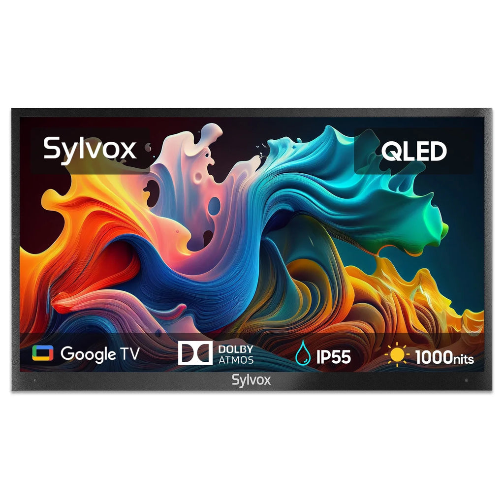Outdoor , 43''  Smart Google , IP55 Waterproof, Dolby Vision , Voice Remote,1000nits Weatherproof Television, Chromecast Built-in for Deck, Patio or Garden(Deck Pro  2.0)