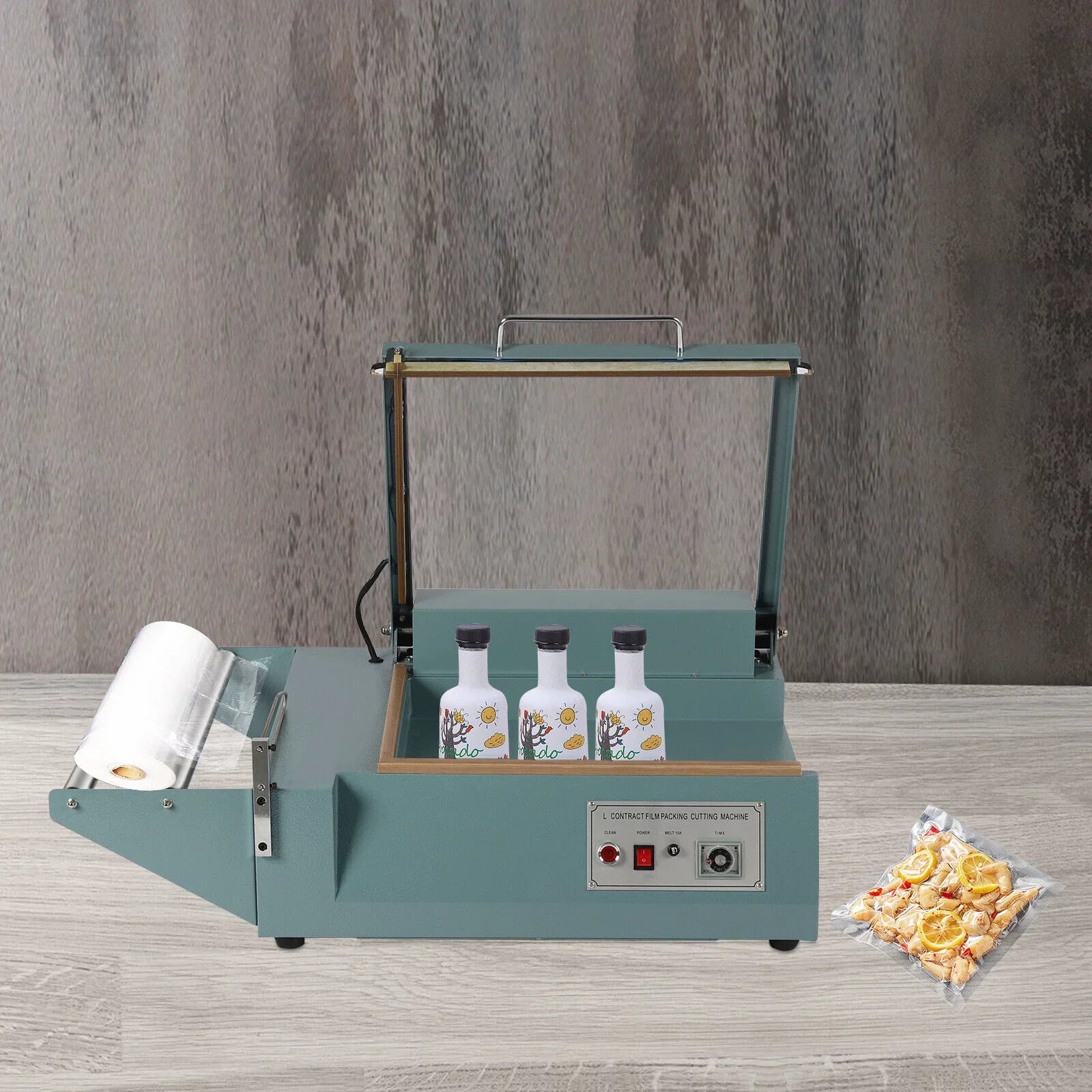 Heat Shrink Wrap Sealing Machine Quick Sealing Machine  Folding Film Sealer Cutter Packing Machine 1000W
