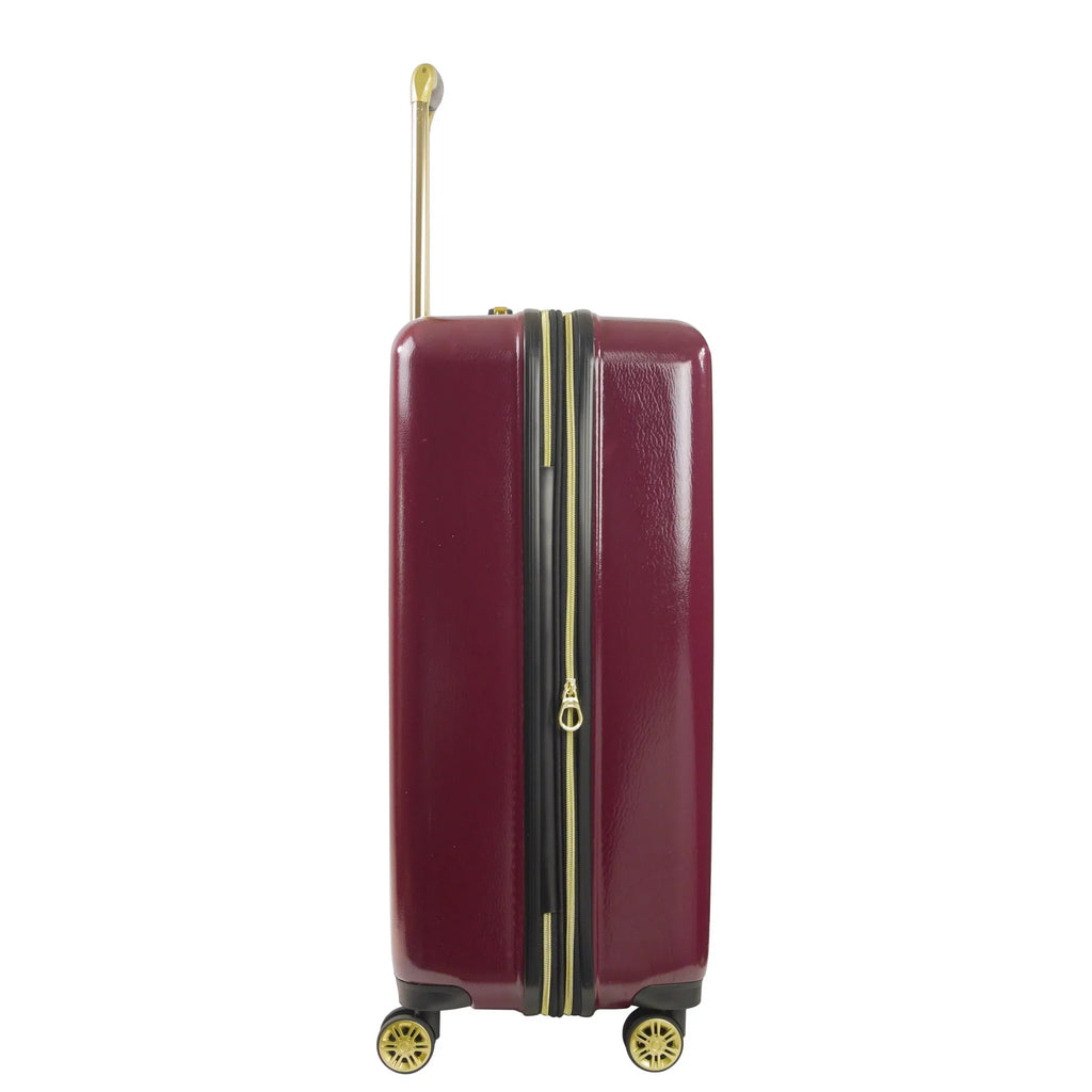 Harry Potter 29 Inch Rolling Luggage, Hogwarts Express Hardshell Suitcase with Spinner Wheels, Burgundy