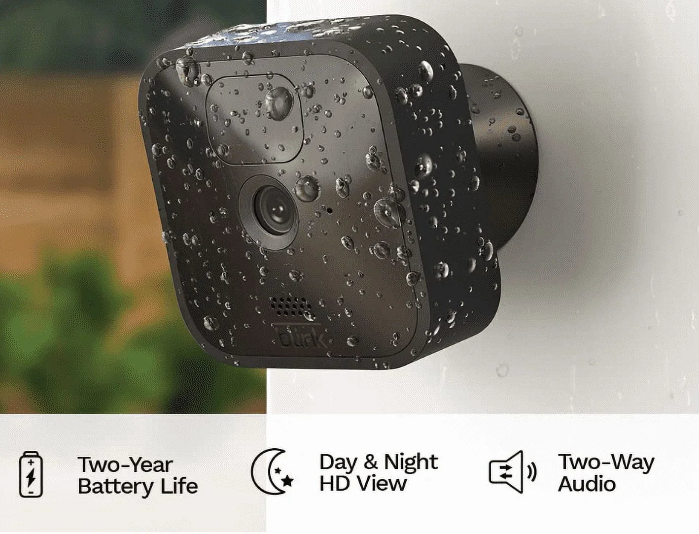 Blink_Outdoor Security 2 Camera Kit with Local Storage Bundle | Includes Blink_2_Camera System, 32GB   Drive and Cleaning Cloth