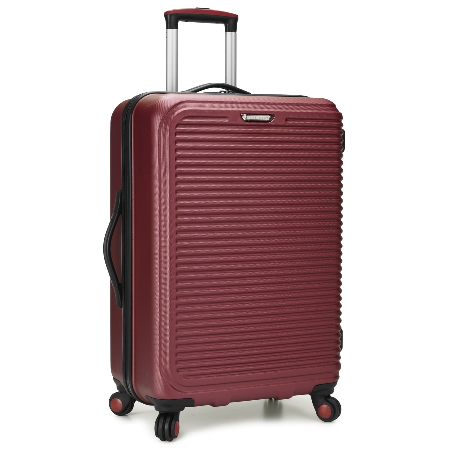 Travel Select TS09094R Savannah 3 Piece Hardside Spinner Luggage Set, Red