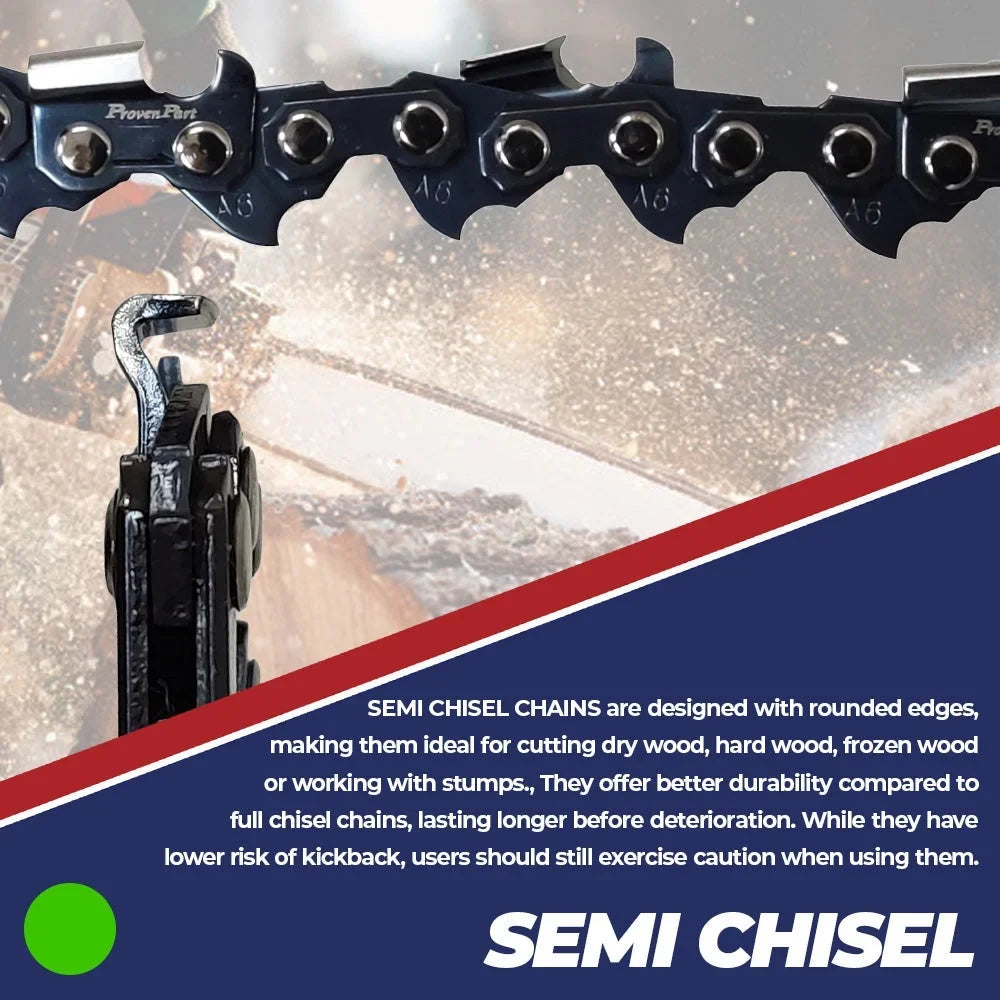 Proven Part 6-18"Chain 3687-005-0074 Bar.325.050 74Dl,Kit Files Wedge Stump Vise Scrench Bar