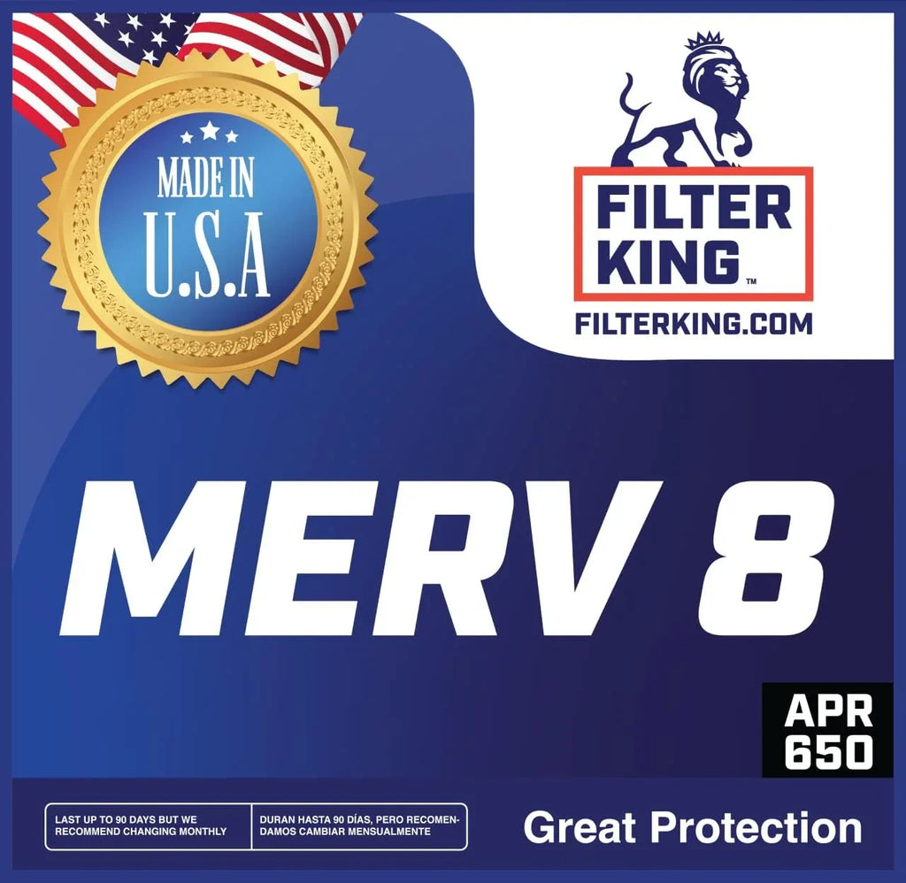 Filter King 19.5x23.5x1a Air Filter | 2- |  8  Pleated A/C Furnace Filters |    | Actual Size: 19.5 x 23.5 x .75"