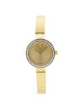 Movado Bold Museum 25mm Gold Plated Steel Diamond Quartz Ladies Watch 3600322