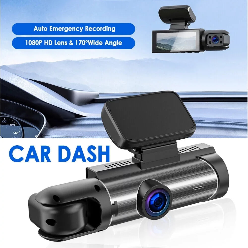 Vtin Car Dual Lens Dash Cam  1080P Video Recorder Camera G-sensor Parking Monitor