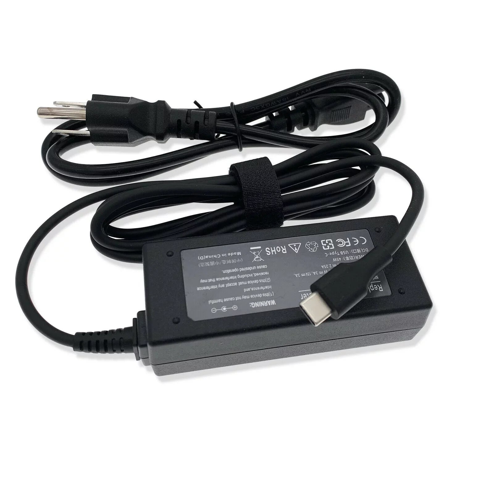 For Dell  13 7390 P82G003 2-in-1 Laptop 45W -C  Adapter Charger Cord