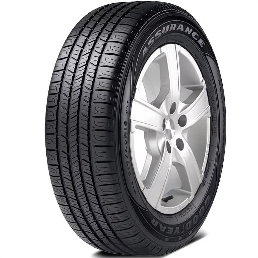 Set of 4 Goodyear Assurance All-Season 185/60R15 84T 600AB 65000 Mile Warranty Tires 407739374 / 185/60/15 / 1856015 Fits: 2004-06 Scion xB Base, 2004-06 Scion xA Base