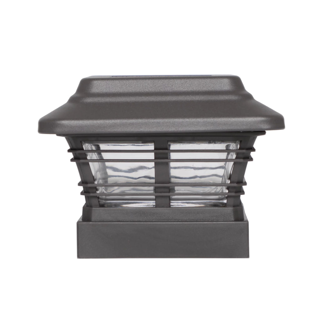 Better Homes & Gardens Solar Powered 4'' x 4'' Post Light,  Light (4-Pack)
