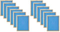 True Blue 108301 8" x 30" x 1" Flat Panel Spun Fiberglass Disposable Furnace Air Filter  2 - Quantity of 12