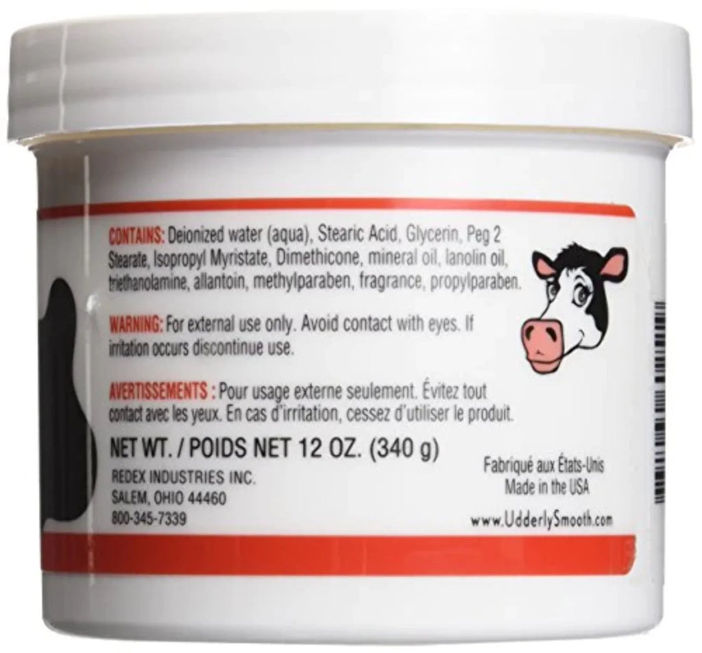 Udderly Smooth Body Cream Skin Moisturizer, 6 Count