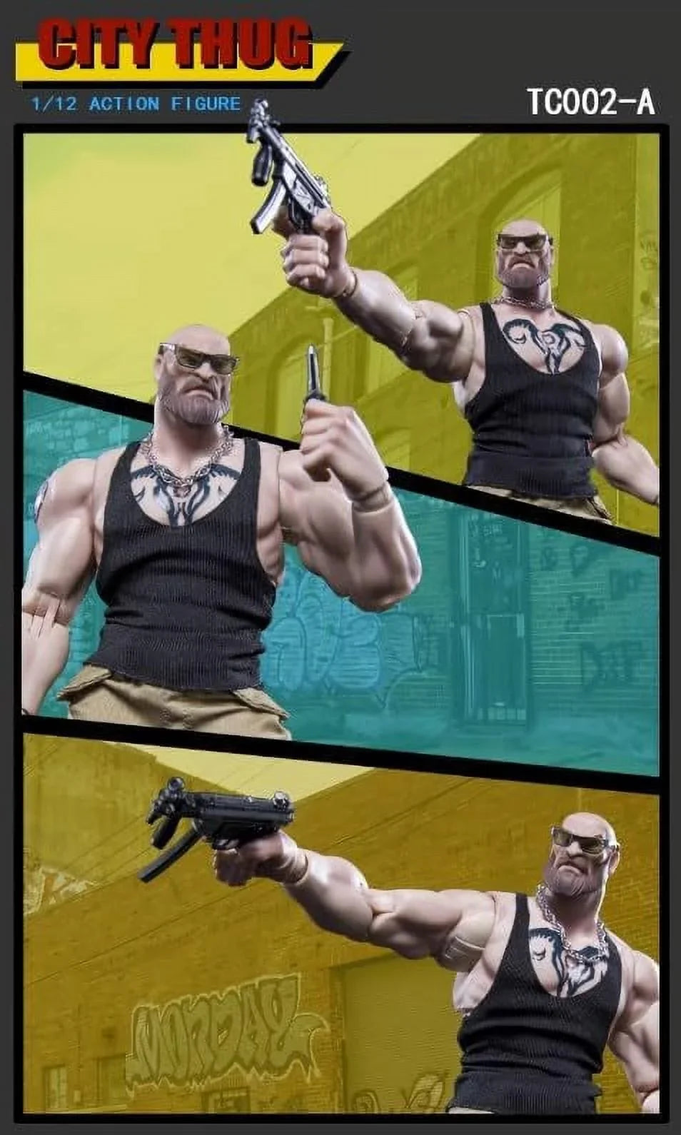 Takethat x  Crazy Figure TC002A 1/12 scale City Thug 6 inch male action figure