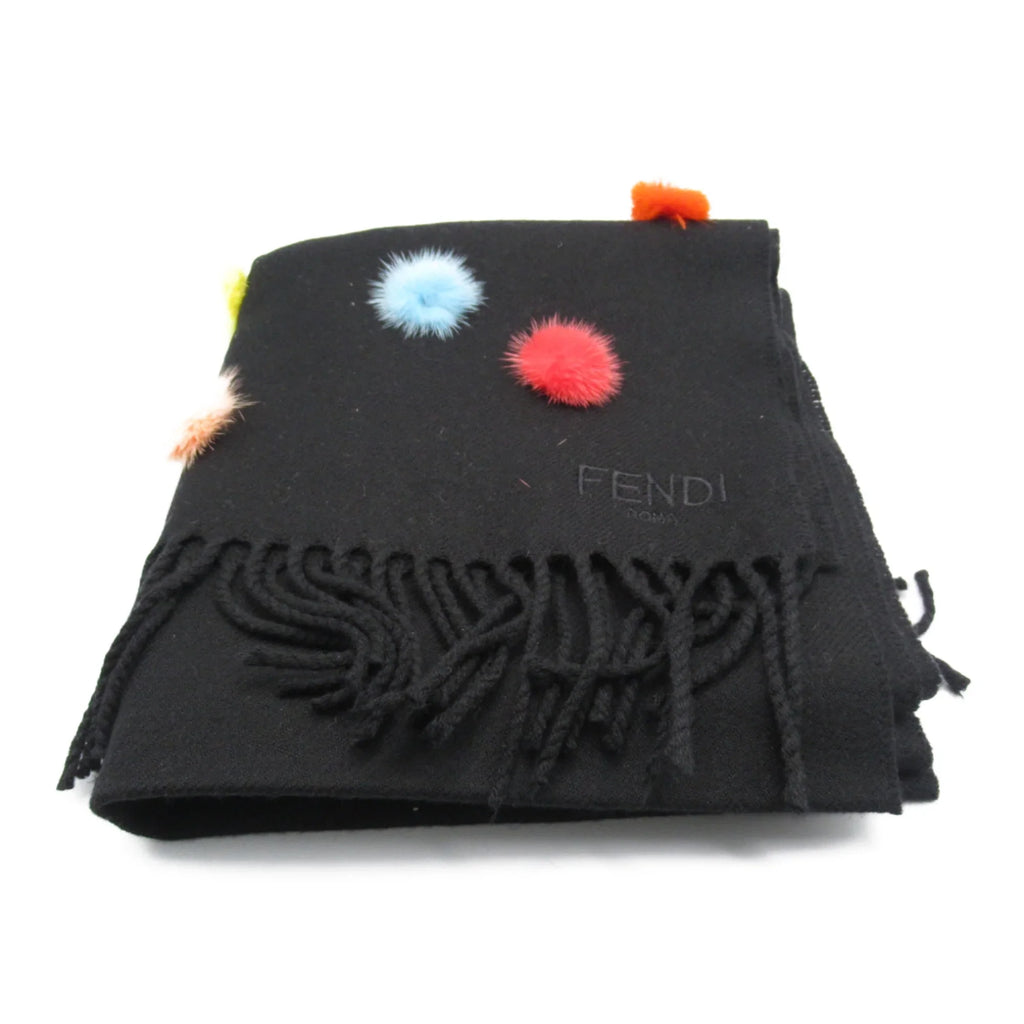 Pre-Owned  Scarf Black FXT32150IF0QA1 (Like New)