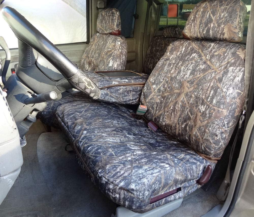 C976 1995-2000 Chevy Silverado, Tahoe and  Sierra Front 60/40 Split Seat With Opening Center Console.   Camouflage