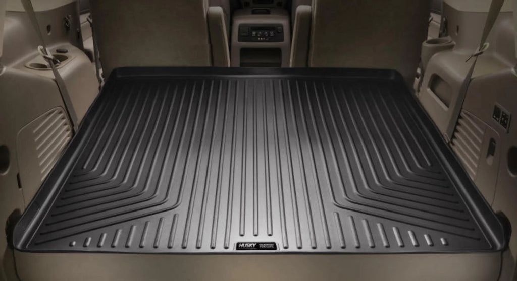 Husky by RealTruck Weatherbeater Series Cargo Liner Black Compatible with 07-12 Chevrolet Tahoe/07-12  Yukon; w/ or w/o 3rd row Seat