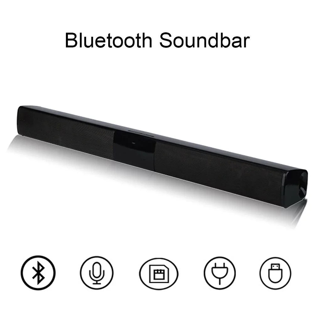 3D Portable Home Wireless Speakers System Soundbar Sound Bar Bluetooth Bluetooth V4.2  Sound Bar