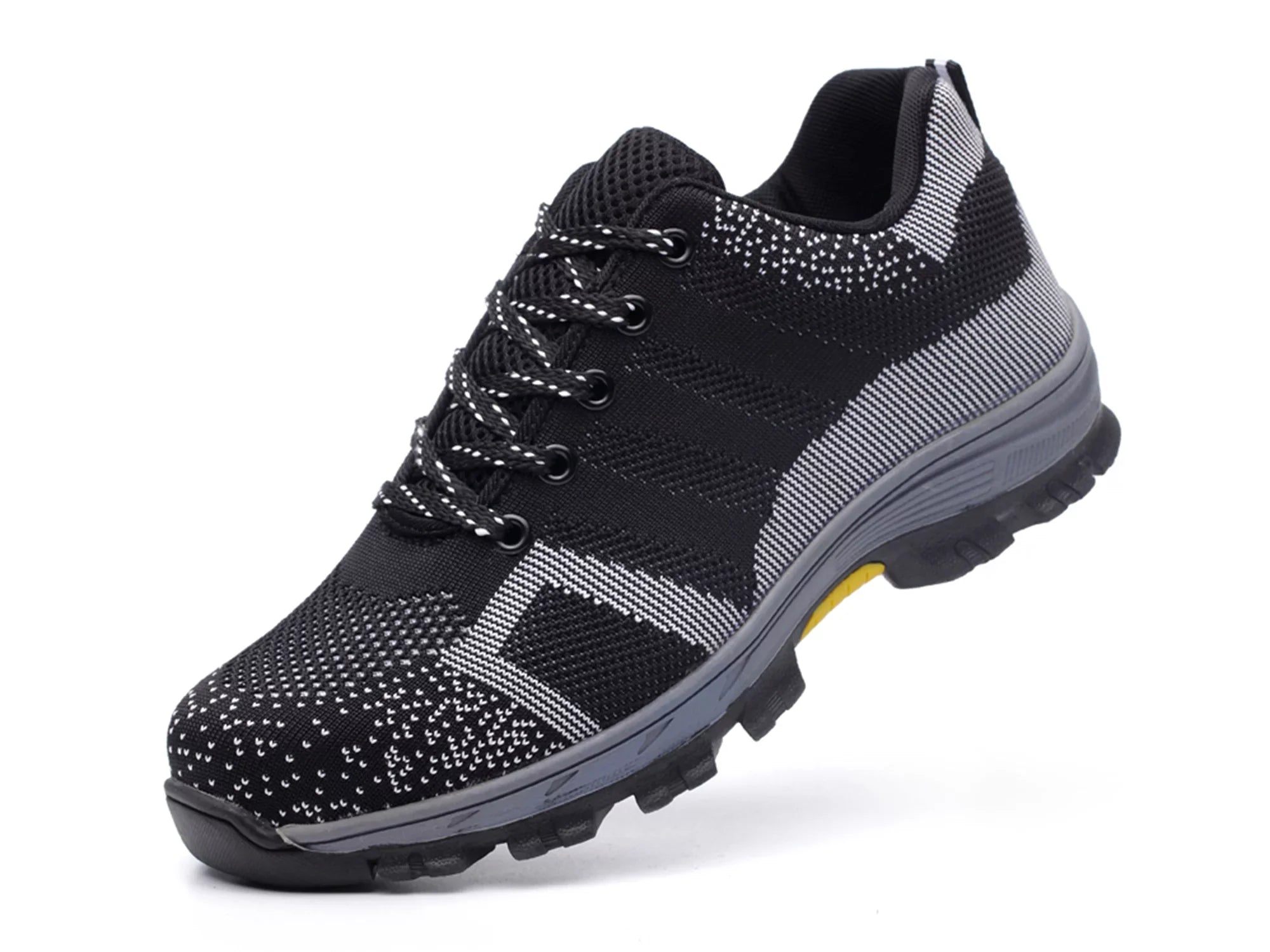 Steel Toe Work Shoes for Women Men Breathable Safety Shoes Lightweight Industrial Work Sneakers Construction Shoes