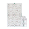 12 Pack of 10x24x1  10 Pleated Air Filters by Glasfloss. Actual Size: 9-1/2 x 23-1/2 x 7/8