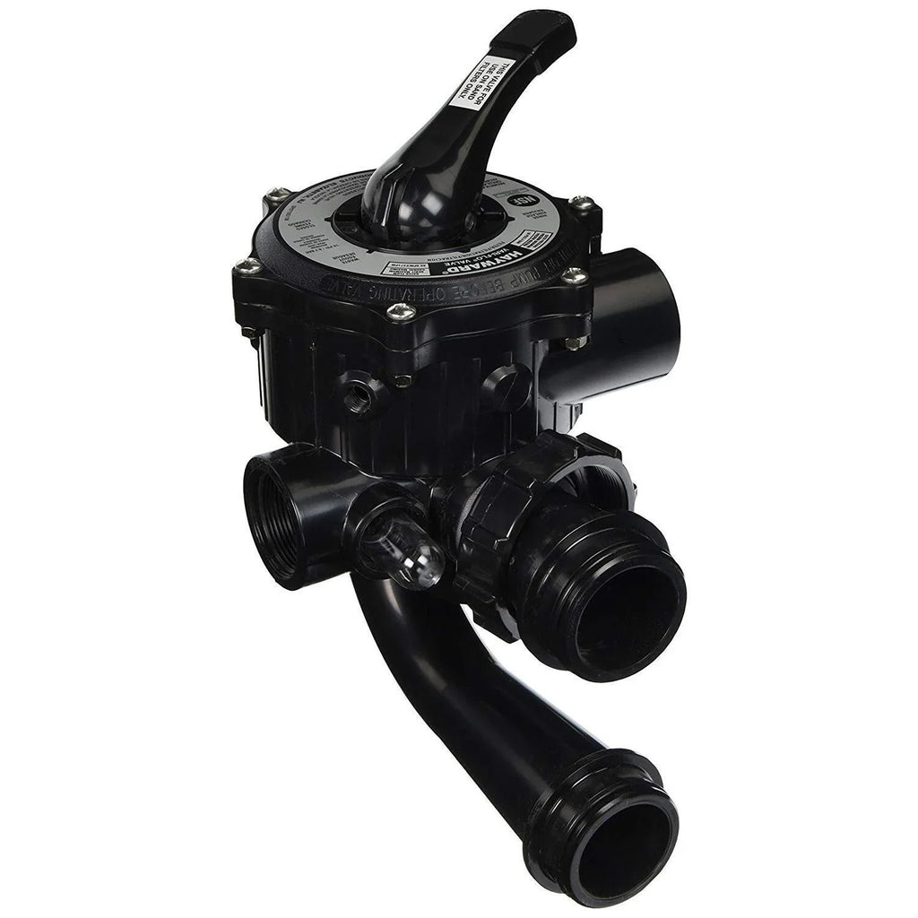 16.5" Black Hayward 6-Position Swimming Pool Multi-Port Sand Filter
